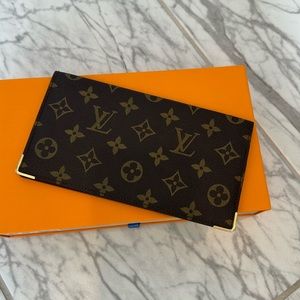 💖LV MONOGRAM LONG WALLET CHECKBOOK CARD HOLDER💖 🔥RARE🔥